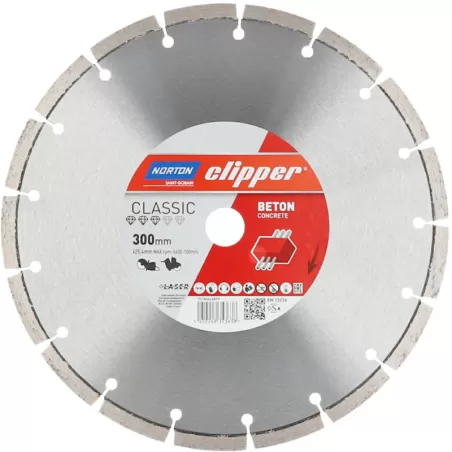 Disc diamantat Classic Beton 300mm x 25,4mm